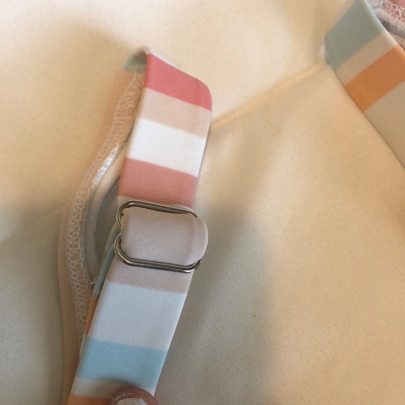 Xhilaration Striped Swim Top NWOT - Picture 4 of 7